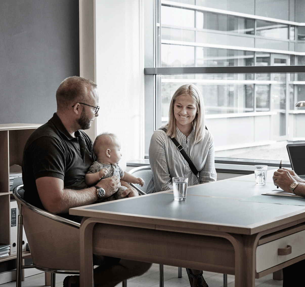 Raadgivningsmoede Med Et Par Med Baby Web